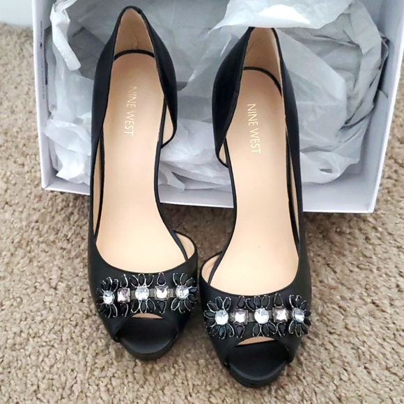 Nine West Shoes - Nine West Open Toe Pumps